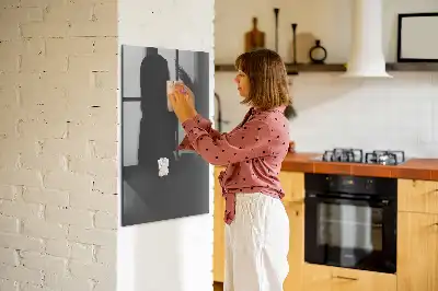 Lavagna magnetica con pennarello colore grigio