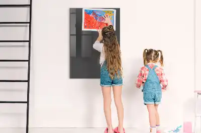 Lavagna magnetica con pennarello colore grigio
