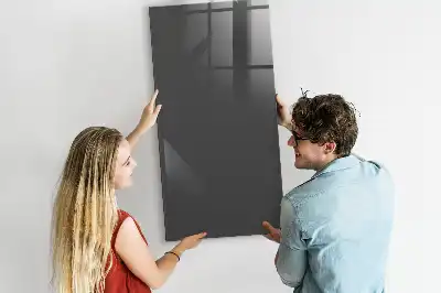 Lavagna magnetica con pennarello colore grigio