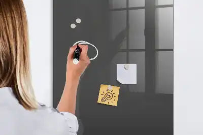 Lavagna magnetica con pennarello colore grigio