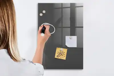 Lavagna magnetica con pennarello colore grigio