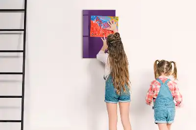Lavagna magnetica per disegnare colore viola