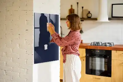 Lavagna magnetica con pennarello colore blu notte scuro