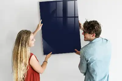 Lavagna magnetica con pennarello colore blu notte scuro