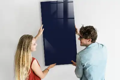Lavagna magnetica con pennarello colore blu notte scuro