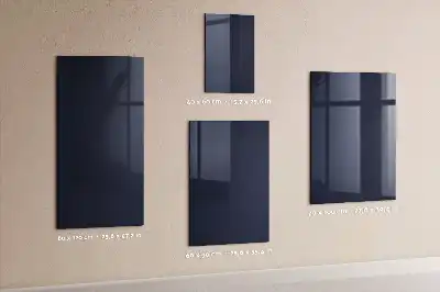Lavagna magnetica con pennarello colore blu notte scuro