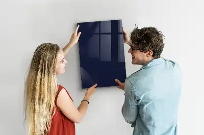 Lavagna magnetica con pennarello colore blu notte scuro