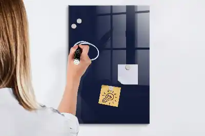 Lavagna magnetica con pennarello colore blu notte scuro