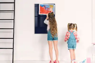 Lavagna magnetica con pennarello colore blu notte scuro