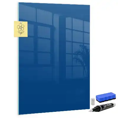 Lavagna magnetica con pennarello di colore blu