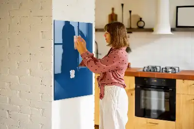 Lavagna magnetica con pennarello di colore blu