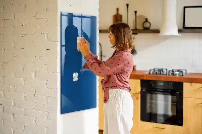 Lavagna magnetica con pennarello di colore blu