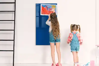 Lavagna magnetica con pennarello di colore blu