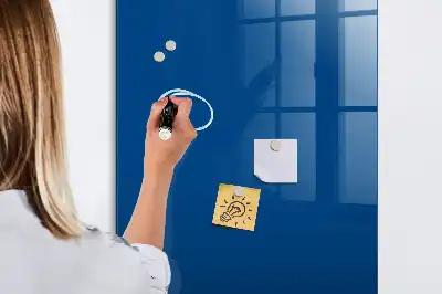 Lavagna magnetica con pennarello di colore blu