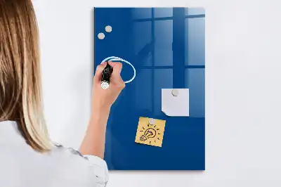 Lavagna magnetica con pennarello di colore blu