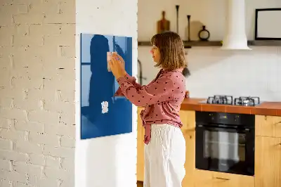Lavagna magnetica con pennarello di colore blu