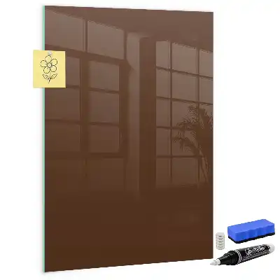 Lavagna magnetica per disegnare colore marrone
