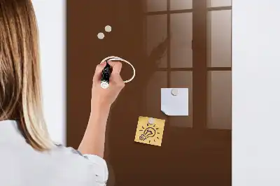 Lavagna magnetica per disegnare colore marrone
