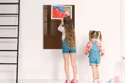 Lavagna magnetica per disegnare colore marrone