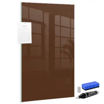 Lavagna magnetica per disegnare colore marrone