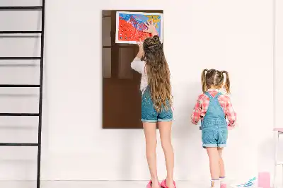Lavagna magnetica per disegnare colore marrone