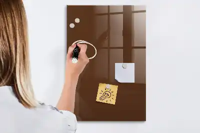 Lavagna magnetica per disegnare colore marrone