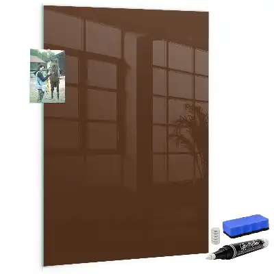 Lavagna magnetica per disegnare colore marrone