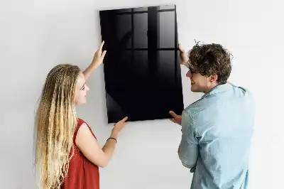 Lavagna magnetica con pennarello nera