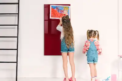 Lavagna magnetica per disegnare colore bordeaux