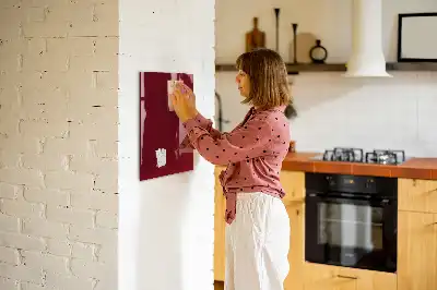 Lavagna magnetica per disegnare colore bordeaux