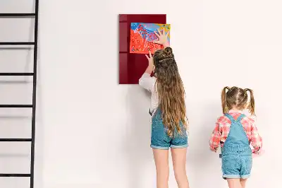 Lavagna magnetica per disegnare colore bordeaux