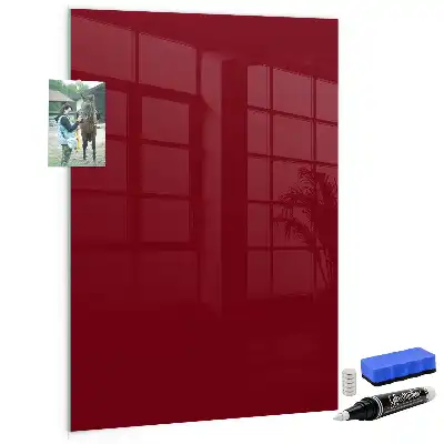 Lavagna magnetica per disegnare colore bordeaux