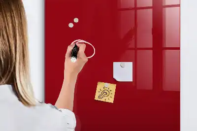 Lavagna magnetica con pennarello rossa