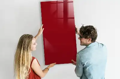 Lavagna magnetica con pennarello rossa