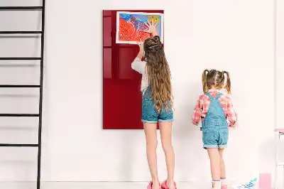 Lavagna magnetica con pennarello rossa