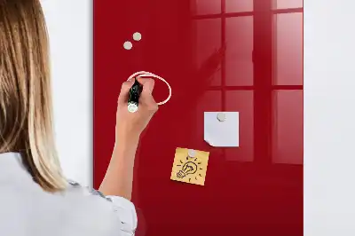 Lavagna magnetica con pennarello rossa