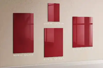 Lavagna magnetica con pennarello rossa