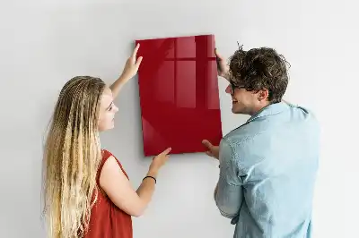 Lavagna magnetica con pennarello rossa