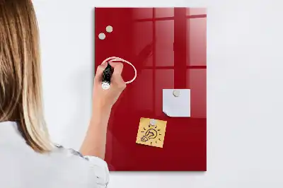 Lavagna magnetica con pennarello rossa