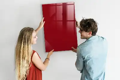 Lavagna magnetica con pennarello rossa