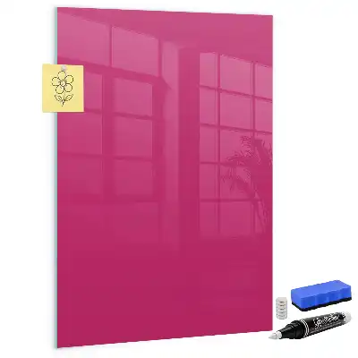 Lavagna magnetica per disegnare di colore rosa intenso