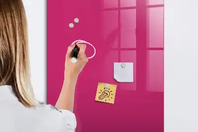 Lavagna magnetica per disegnare di colore rosa intenso