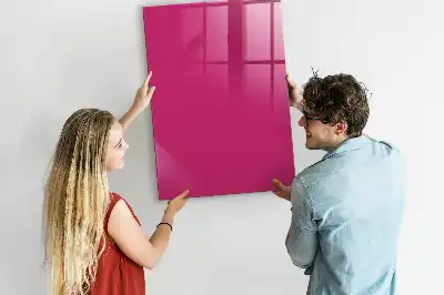 Lavagna magnetica per disegnare di colore rosa intenso
