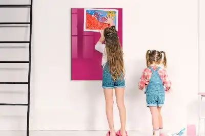 Lavagna magnetica per disegnare di colore rosa intenso