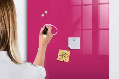 Lavagna magnetica per disegnare di colore rosa intenso