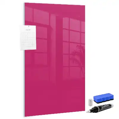 Lavagna magnetica per disegnare di colore rosa intenso