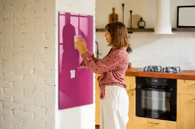 Lavagna magnetica per disegnare di colore rosa intenso