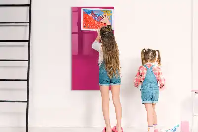 Lavagna magnetica per disegnare di colore rosa intenso