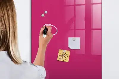 Lavagna magnetica per disegnare di colore rosa intenso