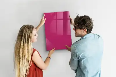 Lavagna magnetica per disegnare di colore rosa intenso